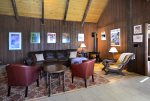 Cozy up to the Gas Fireplace